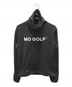 NO COFFEE×clubhausノーコーヒー×クラブハウス）の古着「NO GOLF TURTLE NECK L/S」｜ブラック