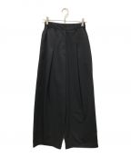 Nalaナラ）の古着「High Waist Wide Pants（ハイウエストワイドパンツ）」｜ブラック