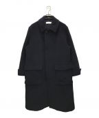 Graphpaperグラフペーパー）の古着「Wool Cashmere Long Coat」｜ネイビー