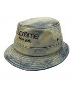 SUPREMEシュプリーム）の古着「CHINO TWILL CRUSHER HAT」｜ブルー