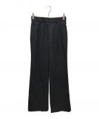 Mame Kurogouchiマメクロゴウチ）の古着「High Waisted Flared Suits Trousers」｜ブラック