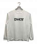 ENNOYエンノイ）の古着「Long Sleeve Electric Logo」｜ホワイト