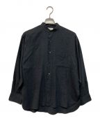 MARKAWAREマーカウェア）の古着「COMFORT FIT BANDCOLLAR SHIRT」｜グレー