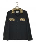 Carhartt WIP×WACKO MARIAカーハート ワークインプログレス×ワコマリア）の古着「TWO-TONE 50'S SHIRT」｜ブラック