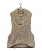 MM6 Maison Margielaエムエムシックス メゾンマルジェラ）の古着「Knit vest」｜ベージュ