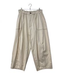 is-ness（イズネス）の古着「BALLOON BALER PANT」｜ホワイト