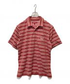 SUPREMEシュプリーム）の古着「Stripe Terry S/S Polo」｜レッド