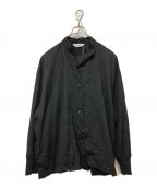 digawelディガウェル）の古着「Cuff rib shirt」｜ブラック