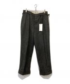 A.PRESSEアプレッセ）の古着「Tweed Two Tack Trousers」｜グレー