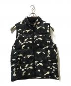 A BATHING APEアベイシングエイプ）の古着「CITY CAMO REVERSIBLE DOWN VEST」｜ブラック