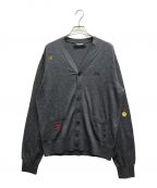 DSQUARED2ディースクエアード）の古着「MONSTER CARDIGAN」｜グレー