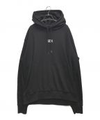 WIND AND SEAウィンダンシー）の古着「ES WAFFLE HOODIE/ワッフルフーディ」｜ブラック