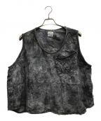 Porter Classicポータークラシック）の古着「SHEEP SKIN SUEDE VEST Porter Classic」｜グレー