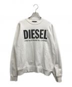 DIESELディーゼル）の古着「ロゴスウェット」｜ホワイト