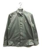 Carhartt WIPカーハート ワークインプログレス）の古着「L/S MADISON SHIRT」｜グレー