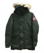 CANADA GOOSEカナダグース）の古着「Jasper Parka ダウンコート」｜グリーン