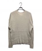 TODAYFULトゥデイフル）の古着「Rawsilk Waffle Pullover」｜アイボリー