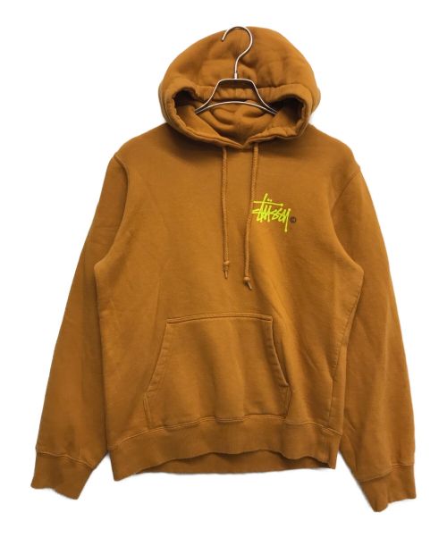 stussy（ステューシー）stussy (ステューシー) ロゴパーカー オレンジ サイズ:Sの古着・服飾アイテム