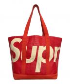 SUPREMEシュプリーム）の古着「ラフィア トート」｜レッド