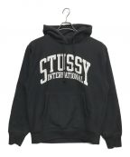 stussyステューシー）の古着「STUSSY INTERNATIONAL HOOD」｜ブラック