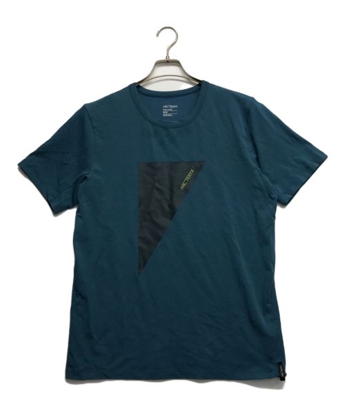 ARC'TERYX（アークテリクス）ARC'TERYX (アークテリクス) Captive Arc'Postrophe Word T-Shirt ブルー サイズ:Mの古着・服飾アイテム