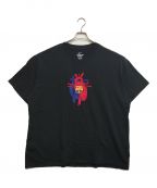 NIKE×Patta×BARCELONAナイキ×パタ×バルセロナ）の古着「プリントTシャツ」｜ブラック