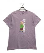 X-LARGE×DRAGON BALLエクストララージ×ドラゴンボール）の古着「コラボプリントTシャツ」｜パープル