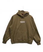 SUPREMEシュプリーム）の古着「Box Logo Hooded Sweatshirt」｜ベージュ