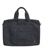 PORTERポーター）の古着「SMOKY  BRIEFCASE(S)」｜ネイビー