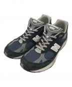 NEW BALANCEニューバランス）の古着「ローカットスニーカー」｜ネイビー