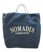 NOMADISノマディス）の古着「SAC ボア リバーシブル トートバッグ」｜ブルー