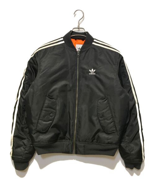 adidas（アディダス）adidas (アディダス) BOMBER PADDED JKT ORIGINALS ブラック サイズ:Sの古着・服飾アイテム