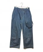 kooiコーイ）の古着「JOINT SAKOSH DENIM PANTS」｜インディゴ