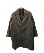 STEVEN ALANスティーブンアラン）の古着「100S MELTON CHESTER COAT」｜ブラウン