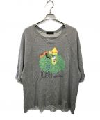 JohnUNDERCOVERジョンアンダーカバー）の古着「16AW Big Sweat Tee」｜グレー