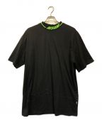 MSGMエムエスジーエム）の古着「branded neckline t-shirt」｜ブラック