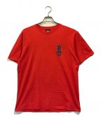 stussyステューシー）の古着「FUKUOKA S CROWN TEE」｜レッド