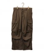 Toironierトワロニエ）の古着「2Tuck Wide Pants」｜グレー