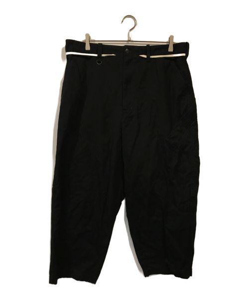 Y-3（ワイスリー）Y-3 (ワイスリー) M CANVAS WORKWEAR WIDE PANTS ブラック サイズ:XSの古着・服飾アイテム