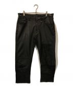 BRU NA BOINNEブルーナボイン）の古着「BOBBIE 5P Leather Pants」｜ブラック