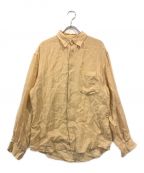 AURALEEオーラリー）の古着「SEE-THROUGH LINEN SHIRTS」｜ベージュ