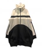 Y-3ワイスリー）の古着「Oversized Varsity Track top」｜ホワイト×ブラック