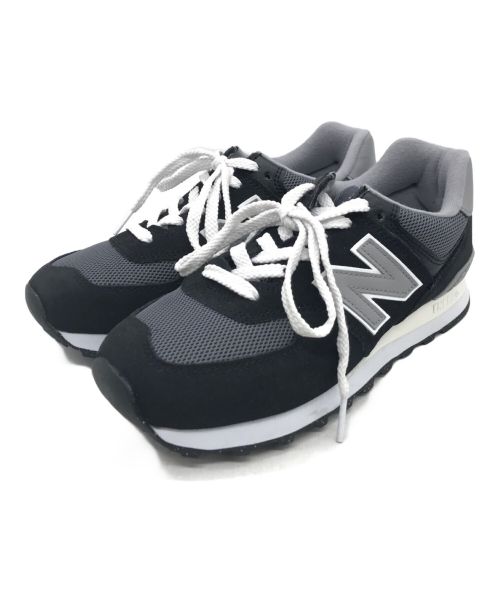 NEW BALANCE（ニューバランス）NEW BALANCE (ニューバランス) 切替スニーカー ブラック×グレー サイズ:25.0の古着・服飾アイテム