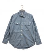 Engineered Garments×Pilgrim Surf+Supplyエンジニアド ガーメンツ×ピルグリム サーフサプライ）の古着「New Work Shirt」｜ブルー