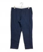 PAUL SMITHポールスミス）の古着「LINEN ANKLE CUT PANTS」｜ブルー