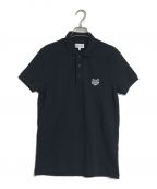 KENZOケンゾー）の古着「KENZO　　FIT TIGER CREST POLO/ポロシャツ　F755PO0014BA」｜ブラック