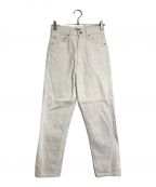 YLEVEイレーヴ）の古着「YLEVE　　HIGH WAIST TAPERED DENIM  168-9140515」｜ホワイト