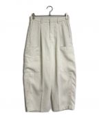 MONKEY TIMEモンキータイム）の古着「PE KERSEY BELTED PANTS」｜アイボリー