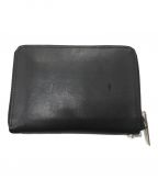 Yohji Yamamoto pour hommeヨウジヤマモト プールオム）の古着「2つ折り財布/FASTENER WALLET S」｜ブラック