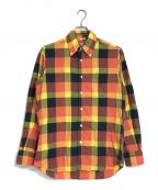 INDIVIDUALIZED SHIRTSインディビジュアライズドシャツ）の古着「INDIVIDUALIZED SHIRTS　　ボタンダウンシャツ　　SIZE 15/32」｜オレンジ